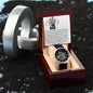 Men's Openwork Automatic Leather Watch - A Timeless Gift for Dad