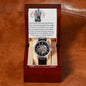 Men's Openwork Automatic Leather Watch - A Timeless Gift for Dad
