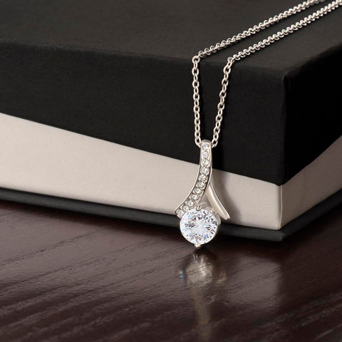 Alluring Petite Ribbon Necklace