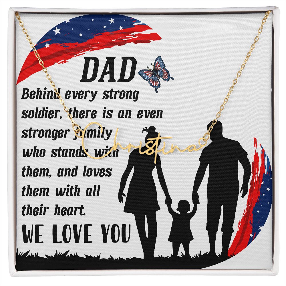 Custom Necklace - Gift for your Amazing Dad!