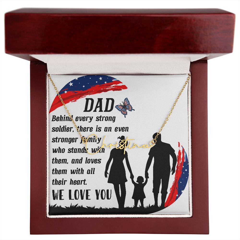 Custom Necklace - Gift for your Amazing Dad!